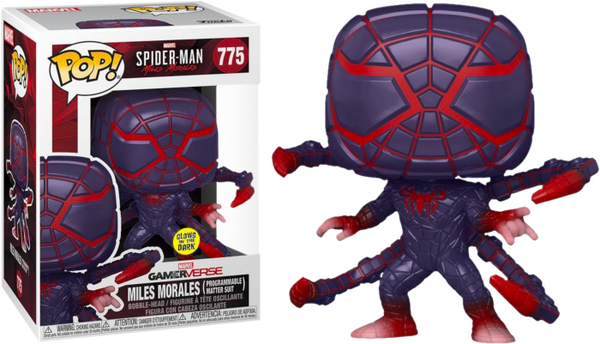 Marvel SpiderMan Miles Morales in Programmable Matter Suit Glow in the Dark Funko Pop! Vinyl