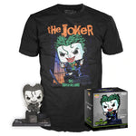 The Joker Black & White Jim Lee Funko POP! & Tee Large Exclusive