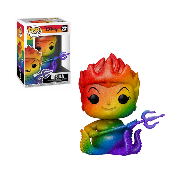 Pride Rainbow Disney Ursula Diamond Glitter Funko Pop! Vinyl