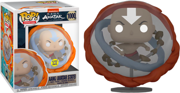 Avatar The Last Airbender Aang in Avatar State Glow in the Dark 6” Super Sized Funko Pop! Vinyl