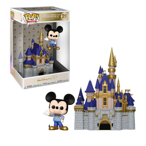 Walt Disney 50th Anniversary Castle & Mickey Funko Pop! Town
