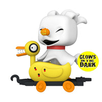Disney The Nightmare Before Christmas Zero in Duck Train Cart Glow in the Dark Funko Pop! Vinyl