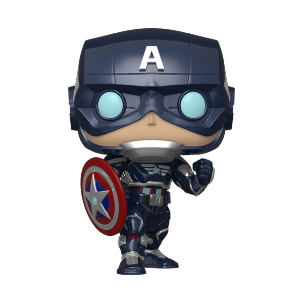 Marvel Avengers Game Captain America ﻿(Stark Tech Suit) Funko Pop Vinyl Figure