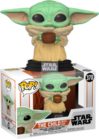 Star Wars The Mandalorian The Child (Baby Yoda) with Cup Funko Pop! Vinyl