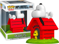 Peanuts Snoopy And Woodstock With Doghouse Deluxe Funko POP! Vinyl