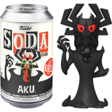 Funko Vinyl Soda Samurai Jack Aku Figure in Collector Can