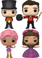 The Greatest Showman Set P.T. Barnum, Anne Wheeler, Bearded Lady And Phillip Carlyle