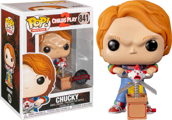 Child’s Play 2 Chucky With Giant Scissors And Jack In A Box Funko Pop Vinyl Figure