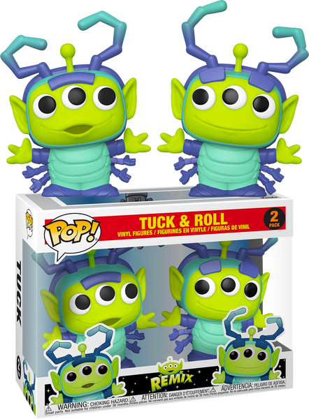 Disney Pixar Alien Remix Tuck And Roll 2 Pack Funko Pop Vinyl