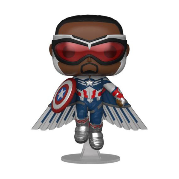 Marvel The Falcon and the Winter Soldier Captain America Flying Pose Funko Pop Vinyl
