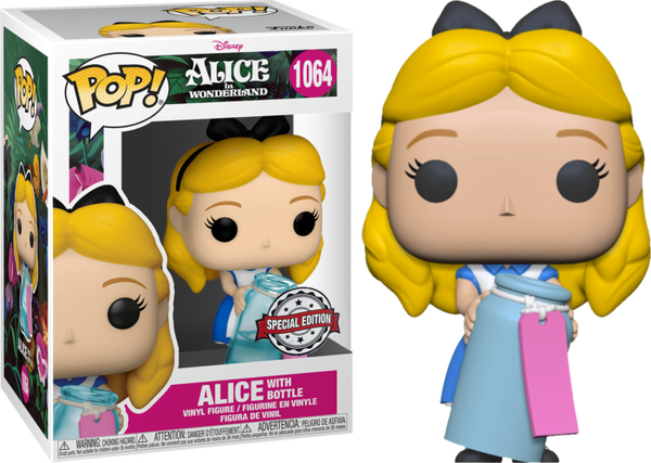 Disney Alice in Wonderland Alice with Bottle 70th Anniversary Funko Pop! Vinyl