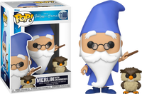PRE ORDER Disney The Sword in the Stone Merlin with Archimedes Funko Pop! Vinyl