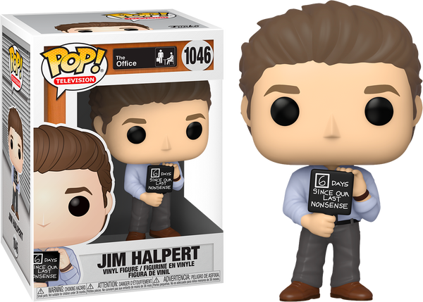 PRE ORDER The Office Jim With Nonsense Sign Funko Pop! Vinyl