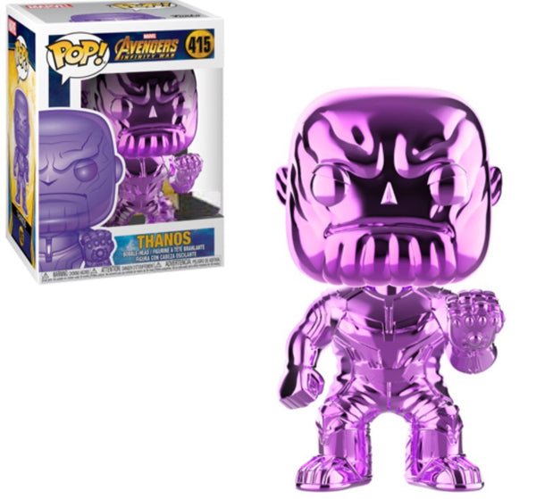 Thanos Chrome (Purple) Funko Pop Vinyl Figure Marvel Infinity War Exclusive #415