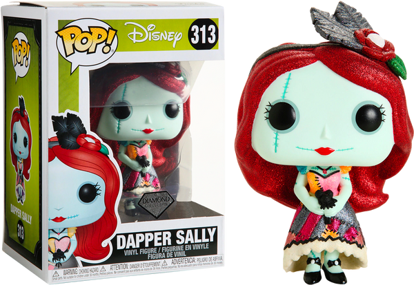Disney The Nightmare Before Christmas Dapper Sally Diamond Glitter Funko Pop Vinyl