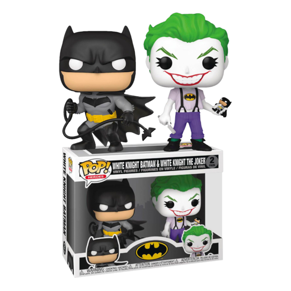 Batman White Knight Batman & The Joker Funko Pop! Vinyl 2-Pack