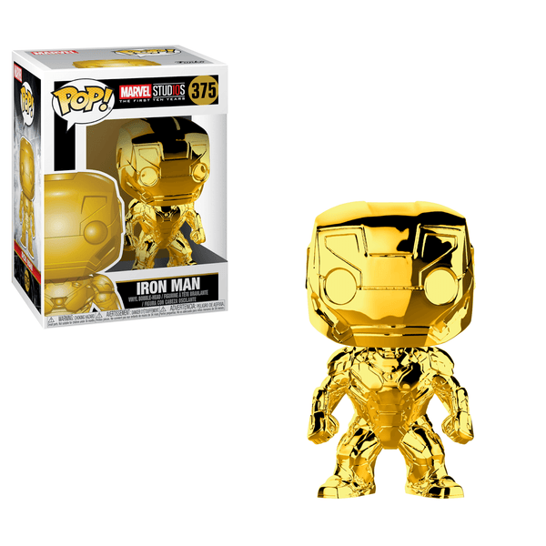 Marvel Studios Iron Man Gold Chrome Funko Pop! Vinyl Figure #375